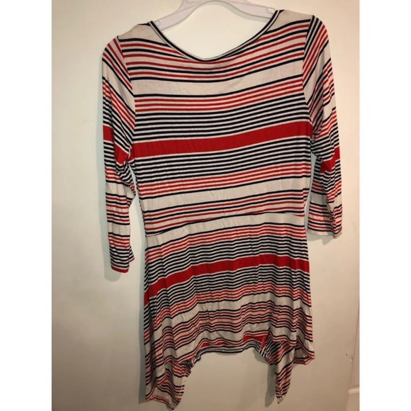 Macy’s Women’s Long Sleeve Striped Blouse - Picture 6 of 7